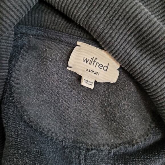 Aritzia Wilfred Diderot Black Cardigan Sweater - Size Extra Small - Picture 5 of 7